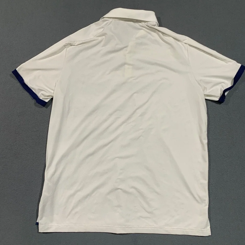Adidas USA Golf Polo Shirt Mens XL White Navy Payne's Valley Big Cedar Lodge